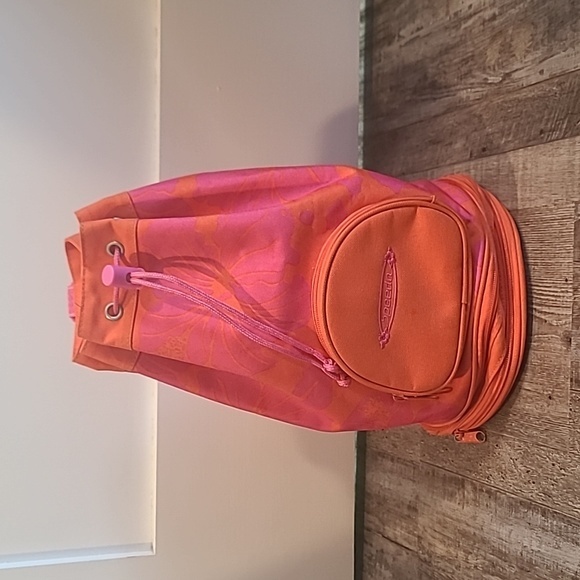 SPEEDO| Sling Beach Bag| Pink & Orange Floral Print - Picture 1 of 10